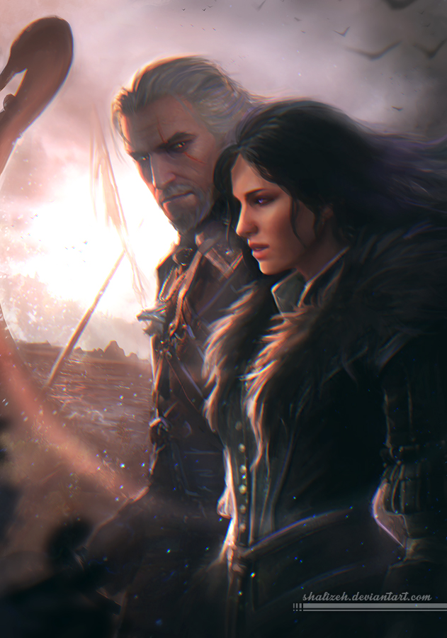 yennefer y geralt